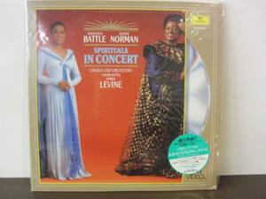 LD KATHLEEN BATTLE JESSYE NORMAN / SPIRITUALS IN CONCERT Opera 5枚以上で送料無料