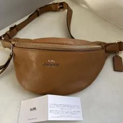 COACHニューヨーク　ウエストポーチ．ボディバック