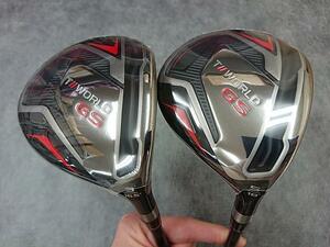 HONMA ホンマ TOUR WORLD ツアーワールド GS FW 3W 16.5° & 5W 18° 2本セット 純正カーボン SPEEDTUNED 48 (SR) 日本 カバー無 未使用品