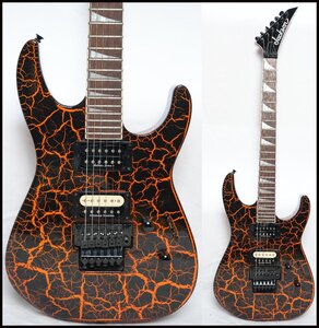 ★Jackson★X Series Soloist SLX Crackle Orange(改) スルーネック Seymour Duncan搭載 美品 ジャクソン 2019年製★