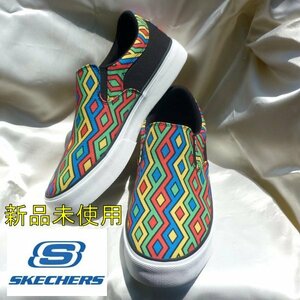 新品未使用◆送料無料◆28cm(27.5cm相当)スケッチャーズ SKECHERS×Kansaiコラボスニーカー/スリッポン/定価13000円/日本限定商品/素足で