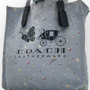 １円〜 ◇定価8万円 人気モデル◇ COACH コーチ デカロゴ トートバッグ ビジネスバッグ ブリーフケース 書類かばん メンズ A4可 PC収納