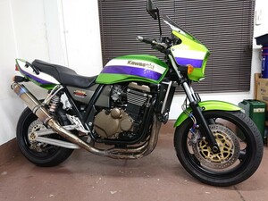 ZRX1200R ZRT20A 逆車マレーシア フルパワー123psモデル 排ガス規制無し 定番NISSINキャリパー マフラー バックステップ他改多数 検CB/XJR