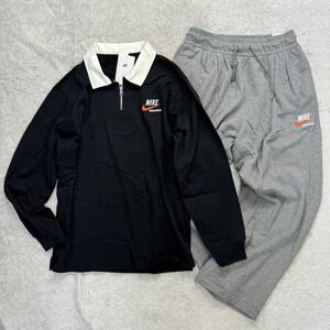 新品未使用 NIKE XLサイズ ナイキ セットアップ スウェット トレンド 上下 フレンチテリー シャツ 長袖 ボトムス パンツ 人気ロゴ 正規品