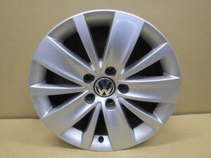 【岩手 盛岡発】中古 純正 ホイール VW シャラン DBA-7NCTH 16インチ 16ｘ6.5J 5H 112mm +33 1本 傷有 ③