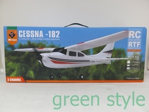 1円～　セスナ　CESSNA-182　3 Channel 2.4GHz　ラジコン飛行機　WLtoys　RC(Radio Control)/RTF(Ready-To-Fly)　ITEM No.F949