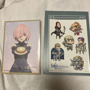 fate fgo 神聖円卓領域キャメロット　来場者特典一弾　ローソン　ミニ色紙