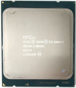 XEON E5-2680 V2 ×1枚 Intel CPU 2.80GHz SR1A6 10コア 20スレッド ソケット FCLGA2011 サーバー用 BIOS起動確認済【中古】【送料無料】