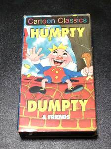 送料無料　ハンプティ・ダンプティ　VHSビデオ　Humpty Dumpty & FRIENDS　caqtoon classics　カートゥーン　アニメ　不思議の国のアリス