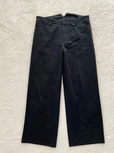 ALESSANDRO DELL`ACQUA size48 イタリア製ワイドパンツ ブラック 黒 メンズ アレッサンドロデラクア 90年代