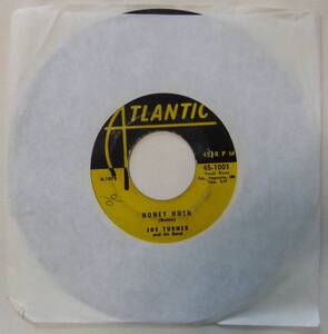 7" 45rpm / Joe Turner and His band / Honey Hush / Crawdad Hole / 