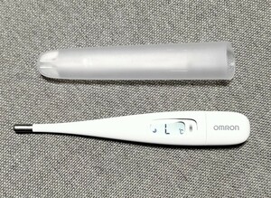 1円〜 未開封 けんおんくん オムロン OMRON オムロン電子体温計 15秒 わき専用 医療機器 MC-687 電池交換可能 収納ケース付き