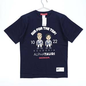 【送料無料】【未使用】Honda Racing/ホンダレーシング/Scuderia AlphaTauri Honda 2021 オリジナルドライバーTシャツ/角田裕毅/P.ガスリー