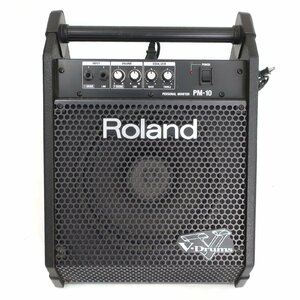 1円スタート Roland ローランド アンプ PM-10 モニタースピーカー パーソナルモニター 電子ドラム用 エレドラ用 楽器 器材 動作未確認