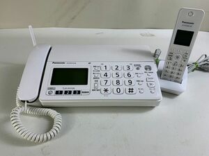 ◆GS33 ファクシミリホン パナソニック KX-PZ210-W / 子機 KX-FKD404-W1 通電確認のみ Panasonic ◆T