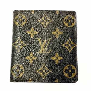 【1円スタート】LOUIS VUITTON ルイ・ヴィトン M60883 モノグラム ポルトカルト ビエ 10カルトクレディ ブラウン 二つ折り 財布 278202