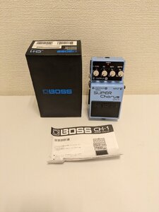 【SPM3381】1円～ BOSS ボス CH-1 SUPER Chorus ボス スーパーコーラス エフェクター 楽器 機材 ギター コンパクト 空間系 箱付き