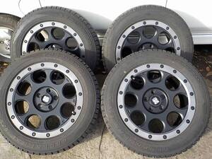 スタッドレス MLJ XTREME-J XJ03 17インチ 7.5J +42 PCD114.3 5穴 ハブ径73.1mm 215/60R17 ヨコハマ GEOLANDAR I/R-S 2015年製 4本セット