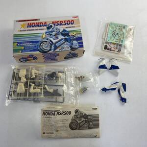 【中古・未組立品】TOMY パワーバイクシリーズ NO.1 ホンダNSR500(ロスマンズ)【パーツ完品】