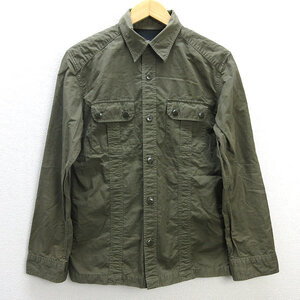 z■ユナイテッドアローズ/UNITED ARROWS B＆Y 長袖シャツ【M】カーキ/men