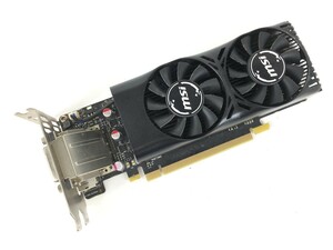 【グラボ・4GBメモリ搭載】MSI GeForce GTX 1050 Ti DDR5 ビデオカード グラフィックボード 動作保証 中古品 即決【管:MB-060712】