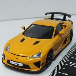 京商【LEXUS LFA 黄色 イエロー レクサス】1/64ミニカー■KYOSHO【本体のみ】送料込 2ドア クーペ ハッチバック