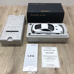 120 ☆ / 1円〜 AutoArt Signature 1/18 レクサス LFA ホワイテストホワイト [78831]