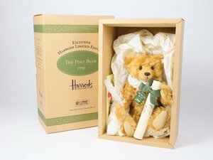 Steiff シュタイフ ハロッズ ミュージカルベア THE POET BEAR 1998 限定 712/2000 箱付き テディベア ぬいぐるみ