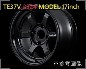 【納期要確認】TE37V 2324 MODEL SIZE:9.5J-17 -15(L) PCD:114.3-4H Color:MB ホイール2本セット