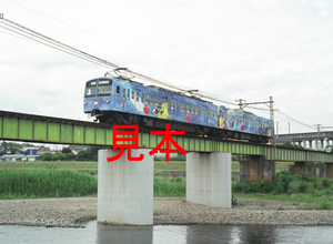 鉄道写真、645ネガデータ、162332800004、500系（銀河鉄道999号ラッピング塗装）、上信電鉄、南高崎〜根小屋、2011.06.23、（4591×3362）