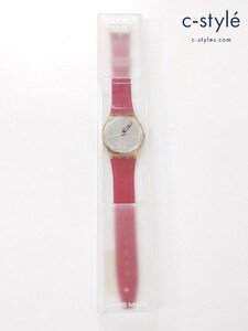 U322 [人気] Swatch スウォッチ 腕時計 クォーツ MOMA Red GZ406 シルバー | U★