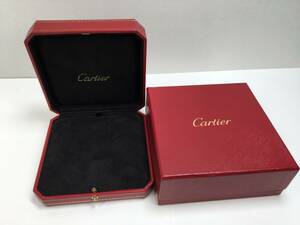 【パケプラ無料】正規美品 Cartier カルティエ 純正空箱 ボックス ネックレス用 アクセサリー/ジュエリーケース 外箱付[]