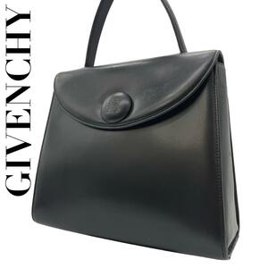 GIVENCHY ジバンシー　s79　フォーマルバッグ　黒　レザー　ワンハンドル