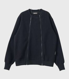 美品　送料込　Nulabel Zip Fleece Shirt ジャケット ジップアップ ブルゾン フリース　ブラック　ユニセックス