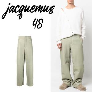 JACQUEMUS LE PANTALON PASTRE レザーパンツ 48