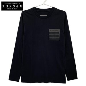 Maison Margiela メゾンマルジェラ S50GC0624 20AW ブラック ステレオタイプ 長袖Tシャツ ブラック 44 トップス コットン メンズ 中古