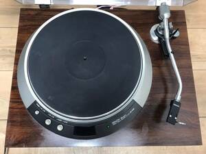 10-2【1円～】 DENON QUARTZ DP-50M レコードプレーヤー 動作確認済 中古 現状品 音楽 