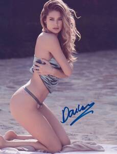 Doutzen Kroes★直筆サイン写真★証明書COA◆9406