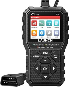 LAUNCH CR529 OBD2 診断機 自動車用 故障診断機 チェックエンジンライトの消灯 フルOBD2機能 故障コード意味解