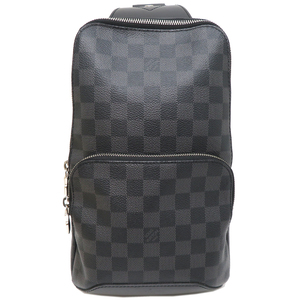 ［飯能本店］LOUIS VUITTON LV ルイ・ヴィトン アヴェニュー スリングバッグ N41719(廃番) ボディバッグ ダミエグラフィット DH83162