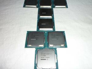 送無 Intel Core i7-8700K/8700/6700K/6700T/6700 合計8個 現品限り 綺麗