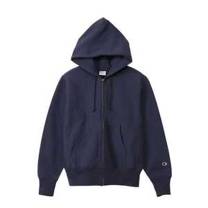 未開封 新品 Champion 青タグ リバースウィーブ スウェット パーカー USA 厚地 裏起毛 ジップパーカ 紺 ダークネイビー XL C3-Y134