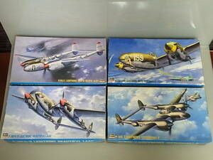 ■ハセガワ 1/48 P-38 ライトニング■サウス パシフィック エーセス JT101,ノーズアート JT103,ジェロニモⅡ JT2,ビューティフル ラス JT3