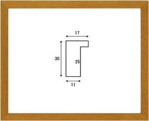 OA額縁 ポスターパネル 木製フレーム オーク17 A1サイズ