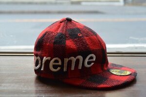 ■Supreme Buffalo Check Side Logo New Era■シュプリーム バッファローチェック