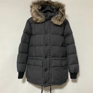 美品 Bauer down 日の出 タグ カラコラム ダウン ジャケット L バウアー ダウン Karakoram エディー ファー