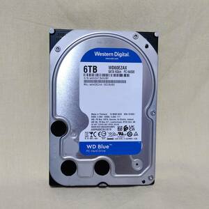 【3HDV8P】WD BLUE WD60EZAX HDD 6TB 