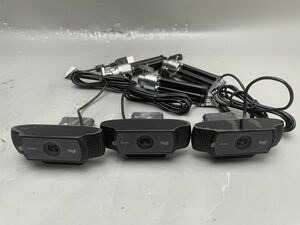 ★300万画素★webカメラ 3台セット Logicool V-U0028 C920 HD Webcam 動作確認済み ミニ三脚付き★現状引き渡し★