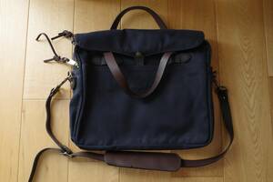 FILSON RUGGED TWILL ORIGINAL BRIEFCASE ネイビー 美品