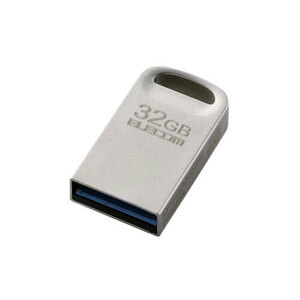 エレコム USBメモリ 32GB USB3.2(Gen1)/3.1(Gen1)/3.0/2.0 シルバー MF-SU3A032GSV /l